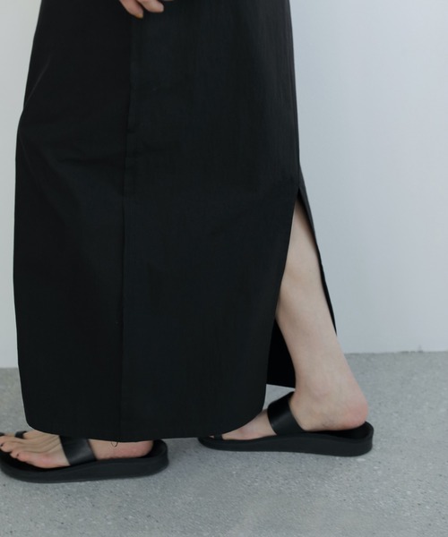 anuke アンヌークCutoff Straight Skirt ブラック　新作 anuke スカート Cutoff Straight Skirt : ZOZOTOWN Yahoo!店