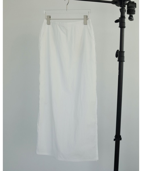 anuke アンヌークCutoff Straight Skirt ブラック　新作 ànuke online store（アンヌーク） / Cutoff Straight