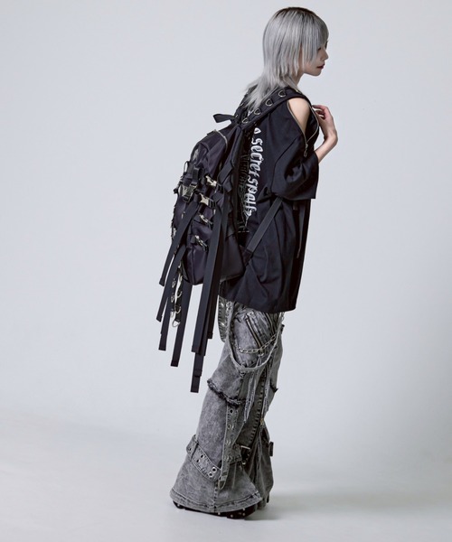 REFLEM リング付きPUレザーバックパック REFLEM デイバック リュック 「REFLEM/レフレム」リング付きPU