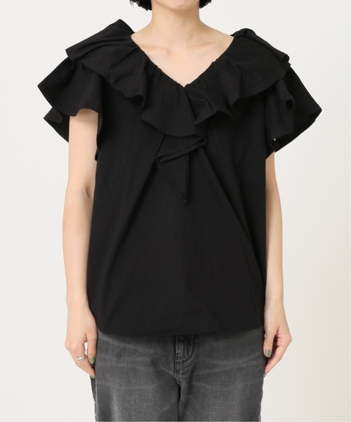 tシャツ 「WEB限定再入荷！」1枚で着映え。フリルプルオーバー レディース JOURNAL STANDARD relume tシャツ 「WEB限定再入荷！」1枚で