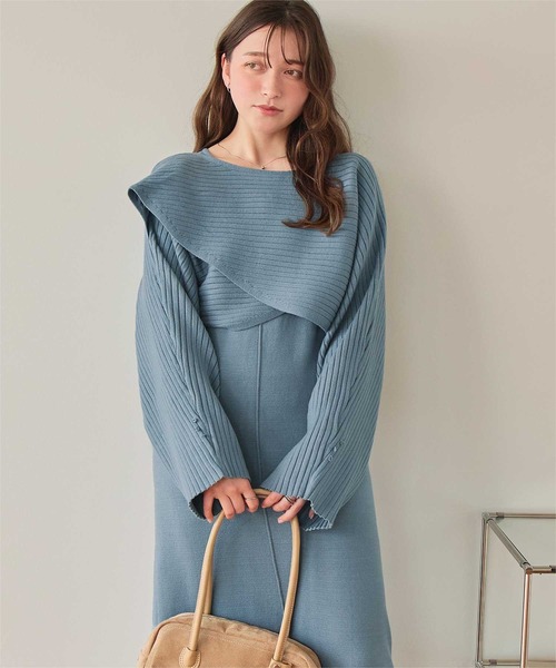 titivate（ティティベイト） ワンピース カシュクールリブトップス