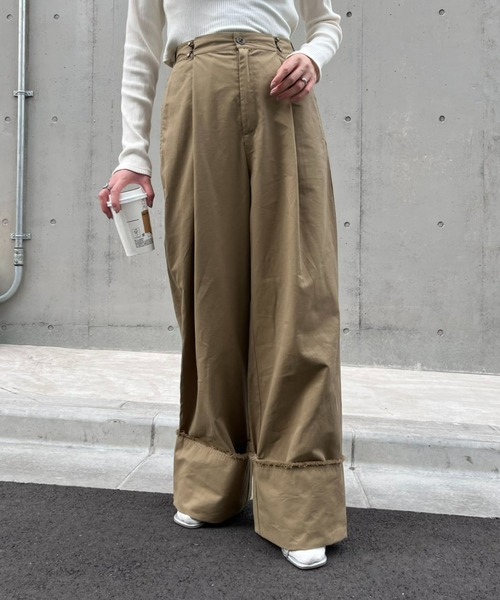 「CIAOPANIC TYPY」 チノパンツ MEDIUM カーキ レディース