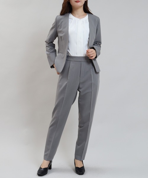 「Astoria Fleure」 ノーカラージャケット LARGE ピンク レディース
