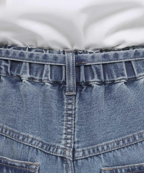 「LOWRYS FARM」 加工デニムパンツ MEDIUM パープル レディース