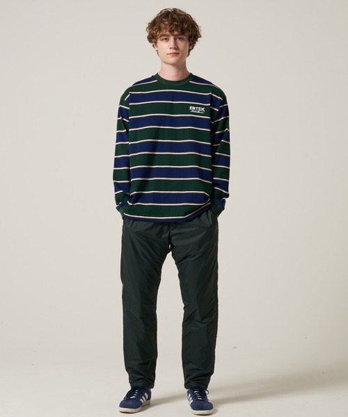 Eddie Bauer（エディーバウアー） tシャツ EBTEK ボーダー 長袖 T