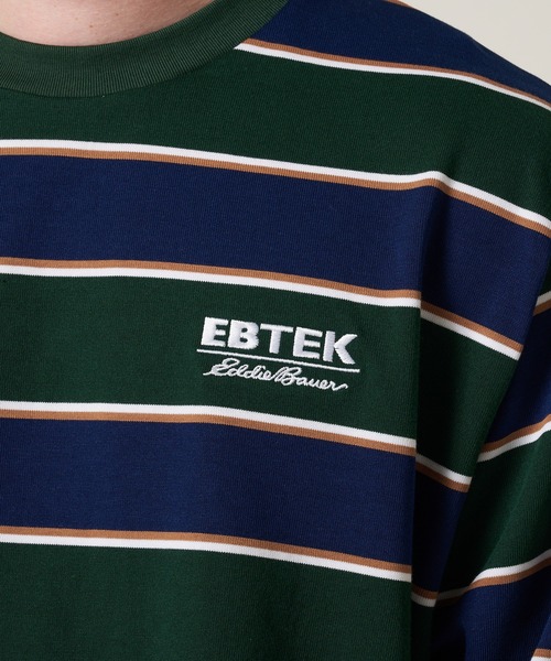 Eddie Bauer（エディーバウアー） tシャツ EBTEK ボーダー 長袖 T