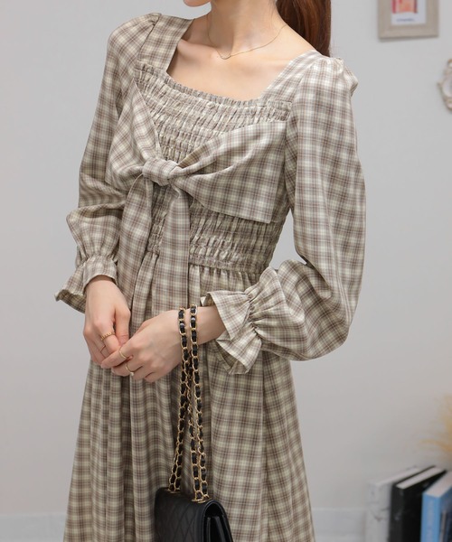 pumpkin port（パンプキンポート） ワンピース リボンポイント