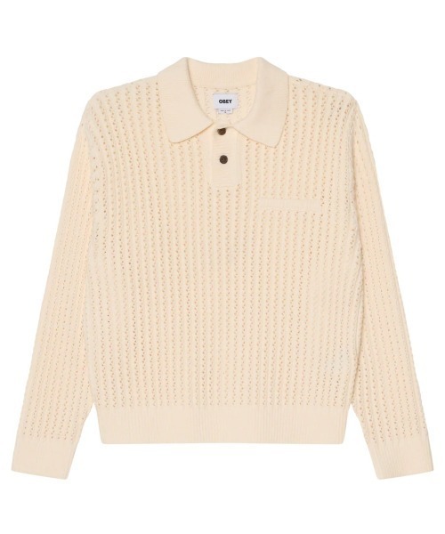 OBEY（オベイ） セーター ニット OBEY DUANE POLO SWEATER（オベイ 