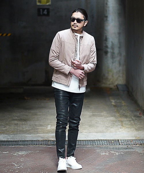 「RATTLE TRAP」 ブルゾン L グレイッシュベージュ メンズ_画像6