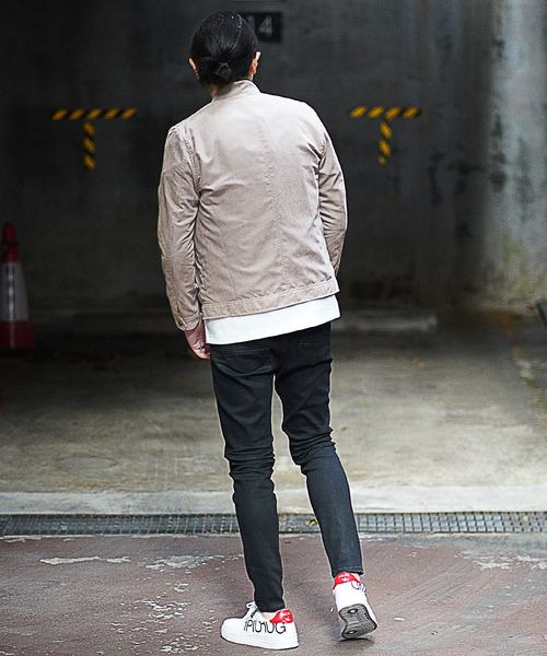 「RATTLE TRAP」 ブルゾン L グレイッシュベージュ メンズ_画像7