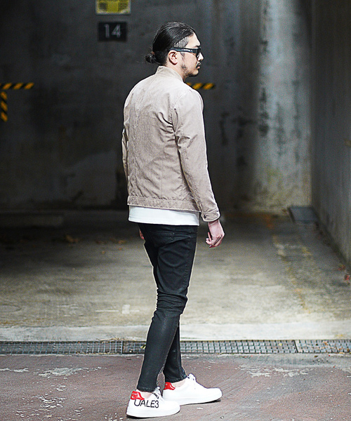 「RATTLE TRAP」 ブルゾン L グレイッシュベージュ メンズ_画像8