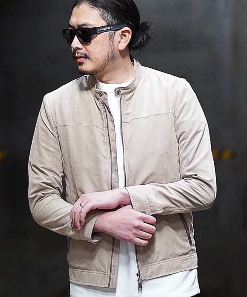 「RATTLE TRAP」 ブルゾン L グレイッシュベージュ メンズ_画像9