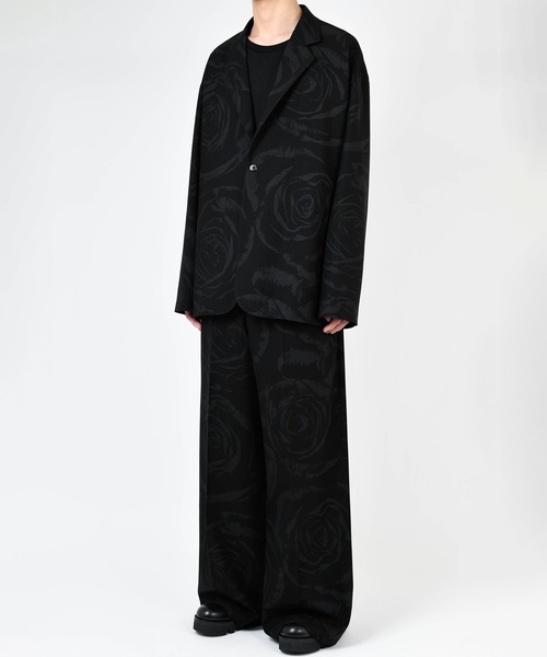 lad musician スラックス　ブラック　サイズ44 LAD MUSICIAN（ラッドミュージシャン） スラックス 44 ブラック メンズ