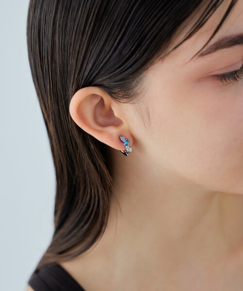 ete（エテ） イヤリング ビジュー ハグイヤリング レディース