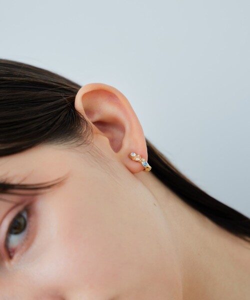 ete（エテ） イヤリング ビジュー ハグイヤリング レディース