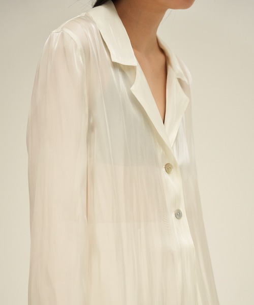 ENOF 長袖シャツ FREE ブルー レディース : ZOZOTOWN Yahoo!店 - 通販