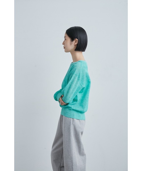 「MIESROHE」 長袖ニット ONE SIZE グレー レディース_画像5