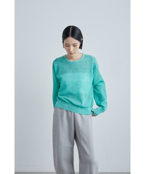 「MIESROHE」 長袖ニット ONE SIZE グレー レディース_画像7