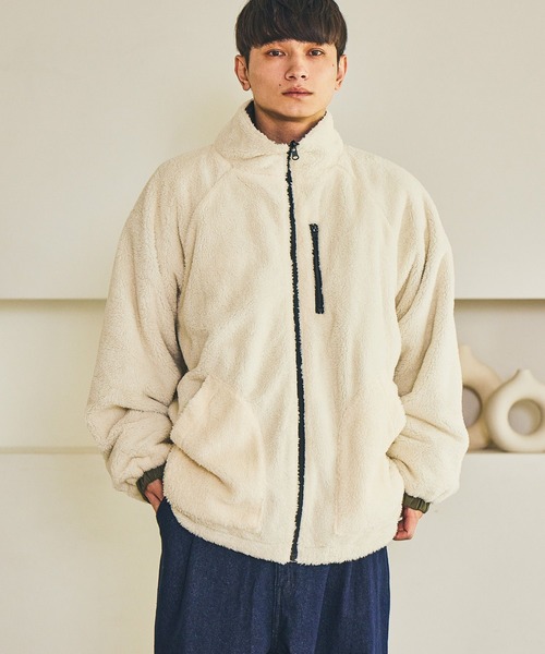LAKOLE（ラコレ） ブルゾン アウター リバーシブルボアブルゾン