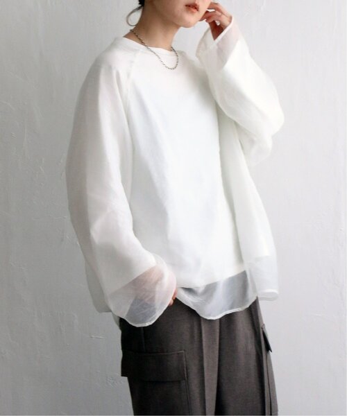 「notch.」 長袖ブラウス M ベージュ レディース_画像5