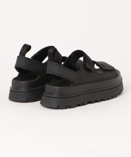 「UGG」 フラットサンダル 6 ブラック レディース_画像2