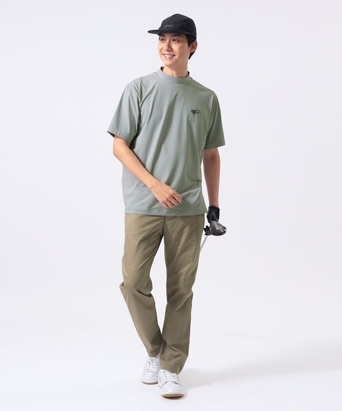 BEAMS GOLF モックネックTシャツ BEAMS GOLF（ビームス ゴルフ） tシャツ 速乾 「MEN」ORANGE LABEL