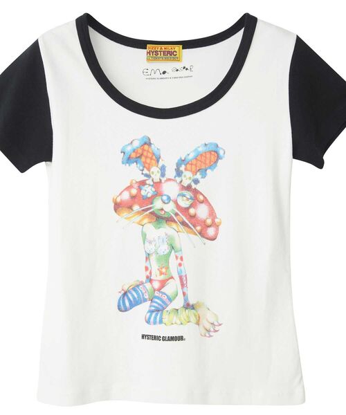 HYSTERIC GLAMOUR(ヒステリックグラマー) 半袖Tシャツ FREE ホワイト HYSTERIC GLAMOUR(ヒステリックグラマー) 半袖Tシャツ FREE ホワイト