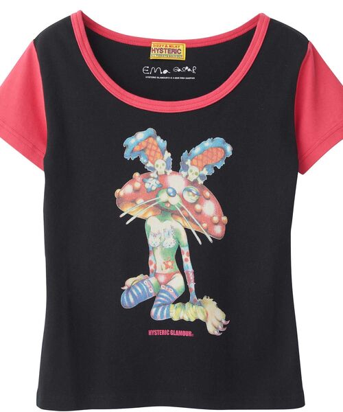 ヒステリックグラマー HYSTERIC GLAMOUR 半袖プリントTシャツ レディース FREE HYSTERIC GLAMOUR（ヒステリックグラマー） 半袖Tシャツ FREE ホワイト