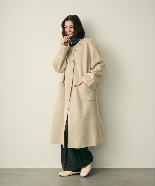 Lunea ステンカラーコート コート ステンカラーコート レディース