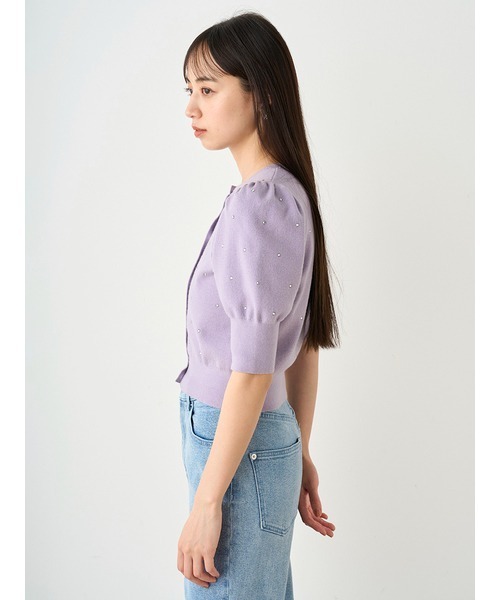 snidel ローゲージニットプルオーバー パープル ラベンダー  新品未使用 SNIDEL - snidel ローゲージニットプルオーバー パープル ラベンダー