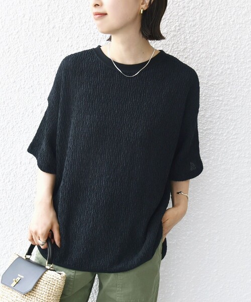 「SHIPS」 半袖Tシャツ - グレー レディース_4