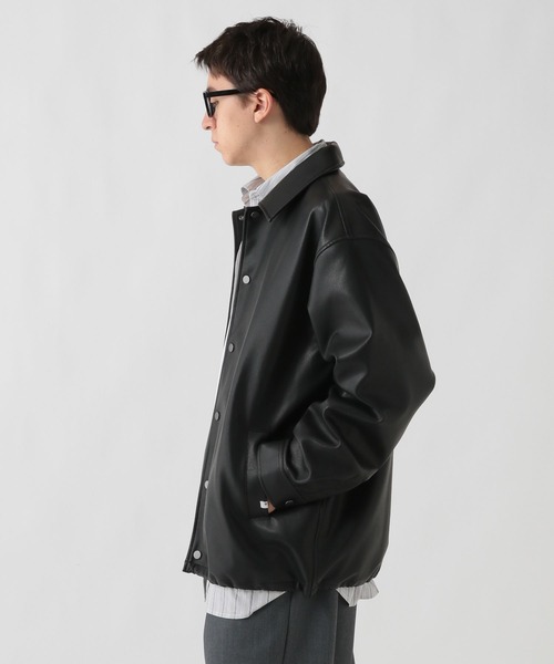 レザー ジャケットコート アウター メンズ ブルゾン 本革 黒 ヴィンテージ JOHN'S CLOSET（ジョンズクローゼット） ブルゾン アウター 「13