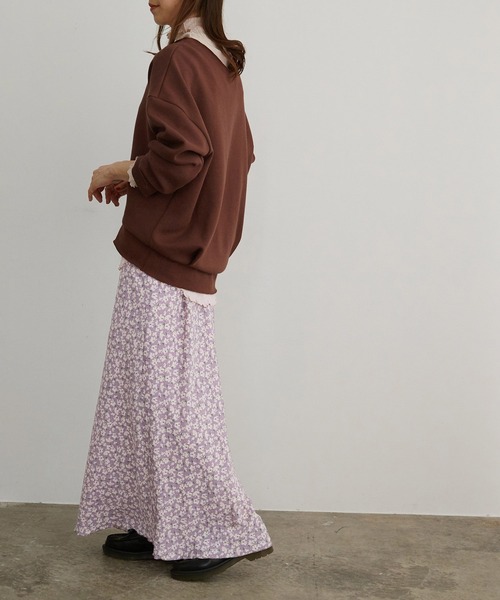 「MADEMOISELLE ROPE'」 フレアスカート 38 ブラック系その他 レディース_画像2