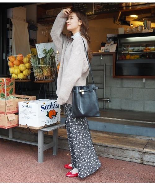 「MADEMOISELLE ROPE'」 フレアスカート 38 ブラック系その他 レディース_画像7