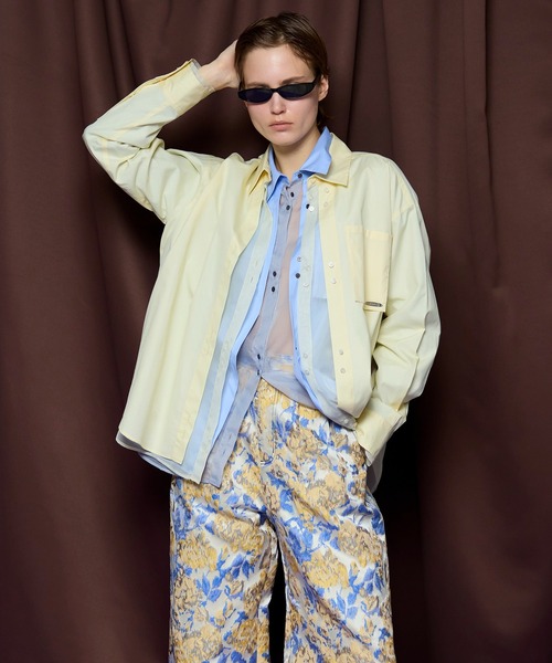 新品、未使用　メゾンスペシャル　シアーシャツ MAISON SPECIAL（メゾンスペシャル） ブラウス シャツ Sheer Shirt
