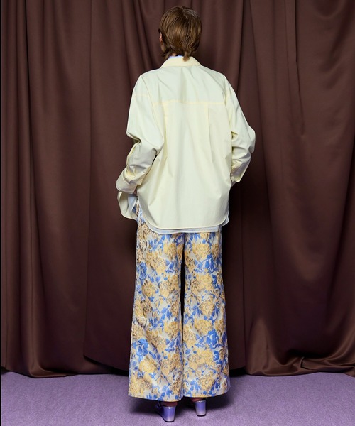 メゾンスペシャル　see-throughシャツ MAISON SPECIAL(メゾンスペシャル)｜Sheer Shirt/シースルーシャツ/BLU