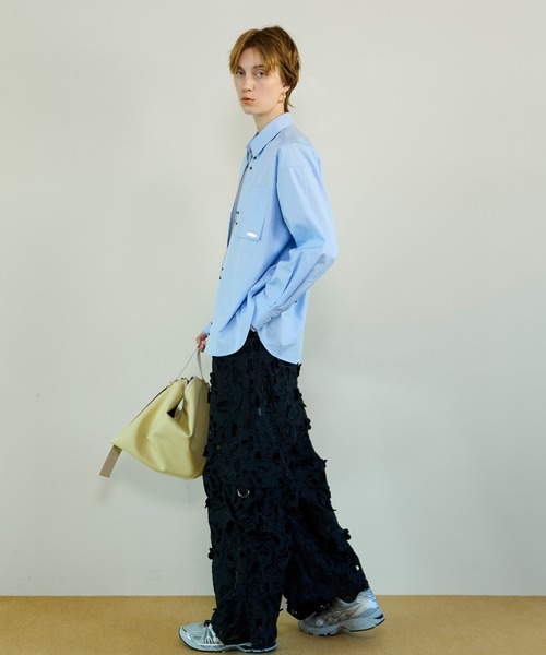 MAISON SPECIAL（メゾンスペシャル） ブラウス シャツ Sheer Shirt