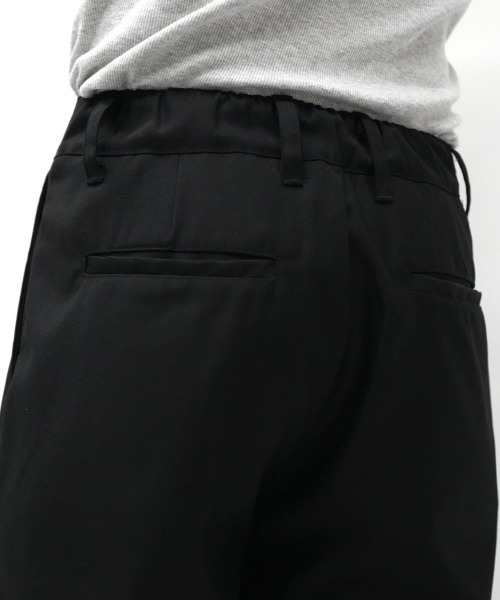 Chikashitsu+（チカシツプラス） スラックス 「CS」FLOW FIT DRAPE