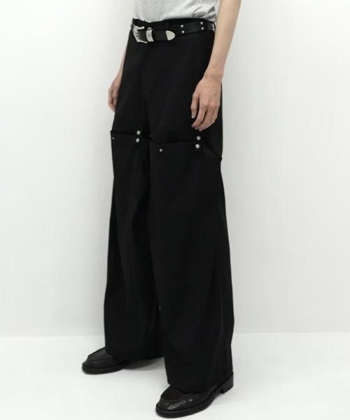 Chikashitsu+（チカシツプラス） スラックス 「CS」FLOW FIT DRAPE