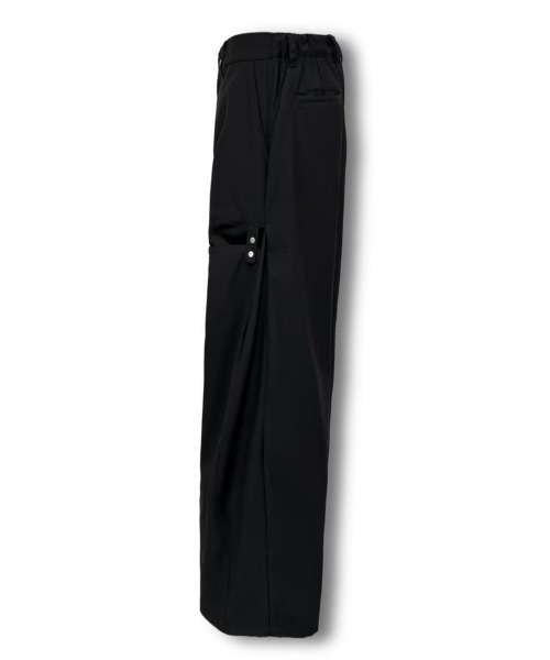 Chikashitsu+（チカシツプラス） スラックス 「CS」FLOW FIT DRAPE