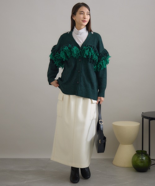 「KATHARINE ROSS」 スカート MEDIUM オフホワイト レディース_画像2