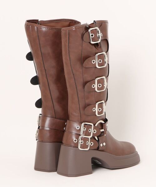 「Shoes in Closet」 ロングブーツ M ブラック レディース_画像2