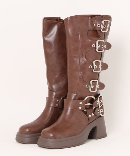 「Shoes in Closet」 ロングブーツ M ブラック レディース_画像6