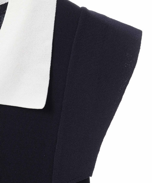 「31 Sons de mode」 ノースリーブニット 36 ホワイト レディース_画像7