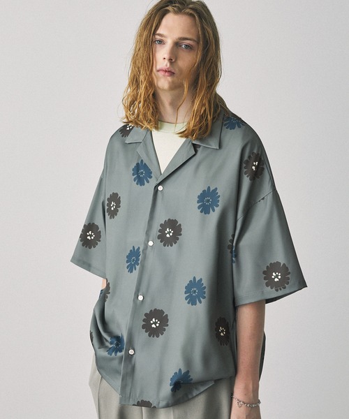 「EMMA CLOTHES」 半袖シャツ M ベージュ メンズ_画像5