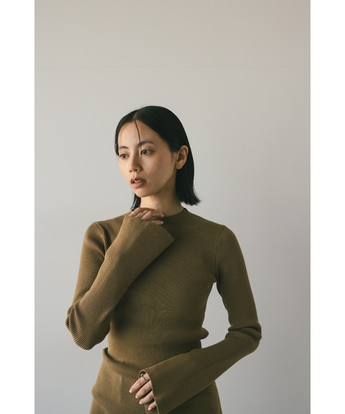 「STYLEMIXER」 長袖ニット FREE ブラウン レディース_画像8