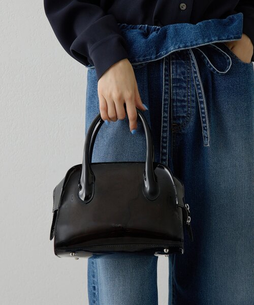 Whim Gazette（ウィム ガゼット） ボストンバッグ 「Hoaw.」PVC