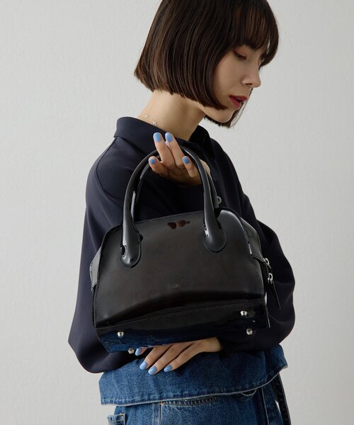 Whim Gazette（ウィム ガゼット） ボストンバッグ 「Hoaw.」PVC