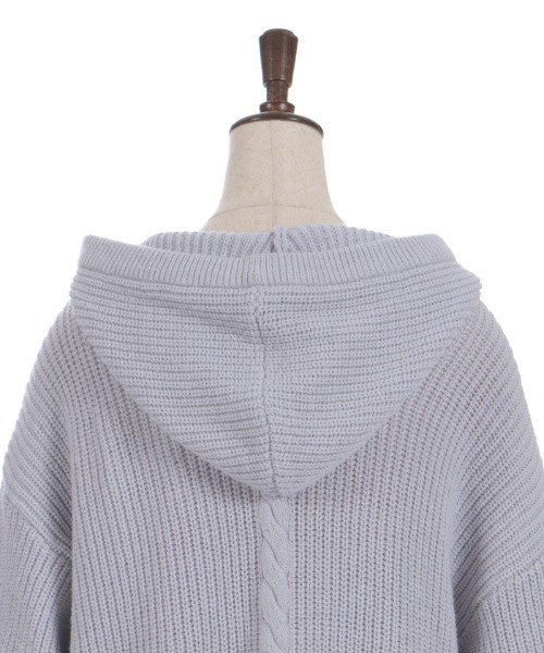 axes femme（アクシーズ ファム） カーディガン はしごレースニット