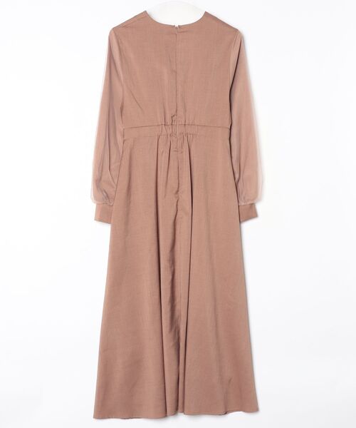「FILLOU」 長袖ワンピース MEDIUM ダークベージュ レディース_画像2